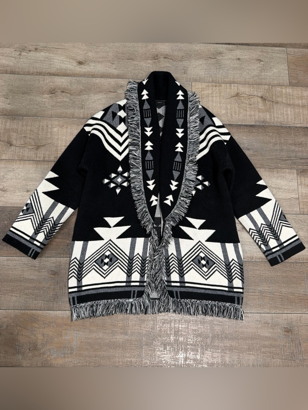 Alanui fringe wool cashmere cardigan jacket